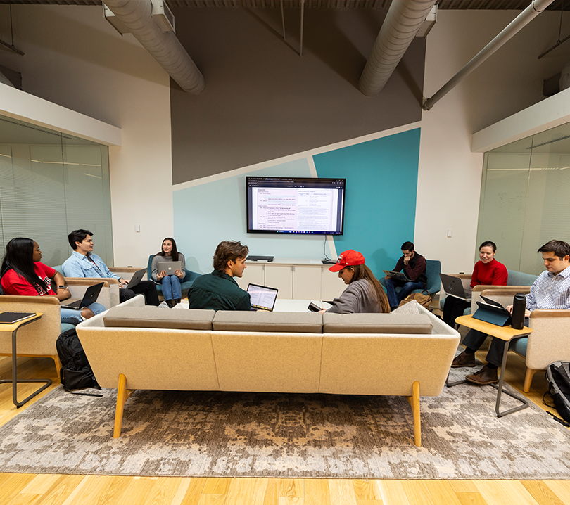 Students gathered together